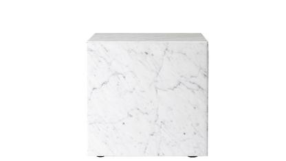 Plinth Side Table H 40 x B 40 x T 40 cm|Weiß
