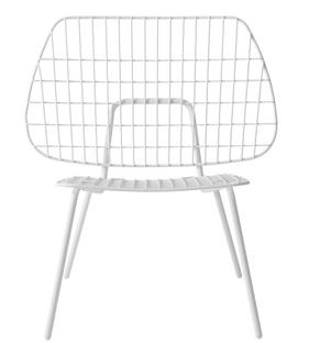 WM String Lounge Chair Weiß