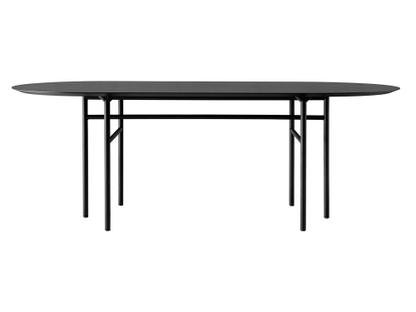 Snaregade Oval Table Eichefurnier schwarz