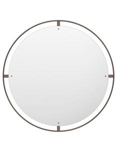 Nimbus Mirror Round Ø 110 cm|Bronziertes Messing