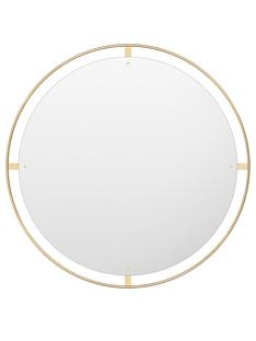 Nimbus Mirror Round Ø 110 cm|Poliertes Messing