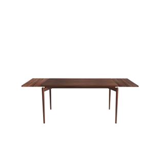 PURE Dining Table 140 x 85 cm|Walnuss geölt|Mit 2 farbgleichen Erweiterungsplatten (L 140-240 cm)