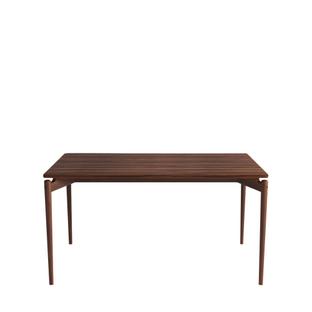 PURE Dining Table 140 x 85 cm|Walnuss geölt|Ohne Erweiterungsplatten