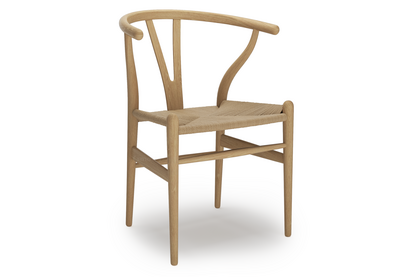 CH24 Wishbone Chair Eiche Weißöl|Geflecht natur