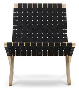 MG501 Cuba Chair Eiche geseift|Baumwollgurte schwarz