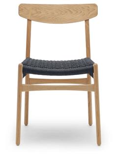 CH23 Dining Chair Eiche geölt|Geflecht schwarz