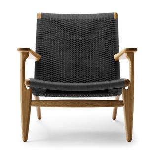 CH25 Lounge Chair Eiche geölt|Schwarz