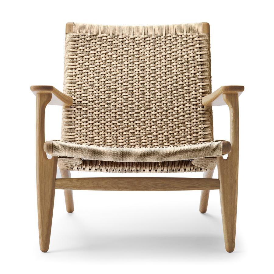 Stuhl Loungechair CH78 inkl. Nackenkissen Eiche geseift grau von CARL  HANSEN & SØN kaufen