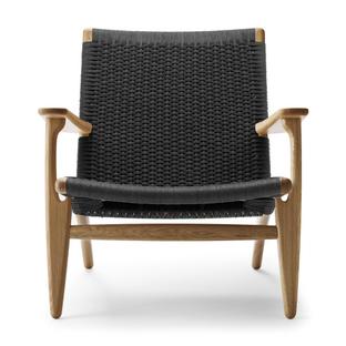 CH25 Lounge Chair Eiche Weißöl|Schwarz