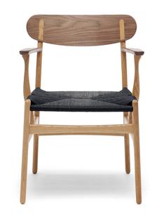 CH26 Dining Chair Eiche/Nussbaum geölt|Schwarz