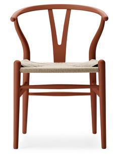 CH24 Wishbone Chair Soft Colours Soft Terracotta