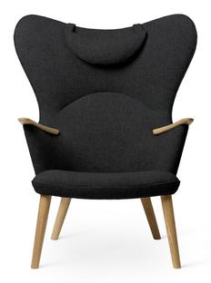 CH78 Mama Bear Chair Fiord - anthrazit|Eiche geseift|Mit Nackenkissen