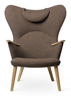 CH78 Mama Bear Chair Fiord - braun|Eiche geseift|Mit Nackenkissen