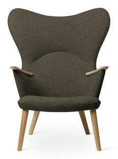 CH78 Mama Bear Chair Fiord - grün|Eiche geseift|Ohne Nackenkissen