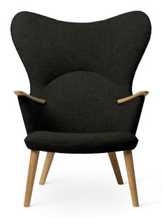 CH78 Mama Bear Chair Fiord - dunkelgrün|Eiche geölt|Ohne Nackenkissen