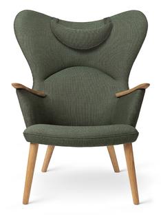 CH78 Mama Bear Chair Passion - grün|Eiche geölt|Mit Nackenkissen