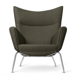 CH445 Wing Chair Passion - pfeffer|Ohne Fußhocker