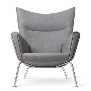 CH445 Wing Chair Passion - dunkelgrau|Ohne Fußhocker