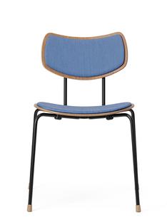 VLA26 Vega Chair Eiche lackiert / Bezug blau