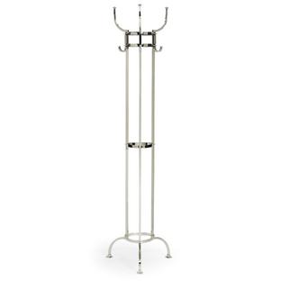 Nymphenburg Coat Stand Messing, vernickelt