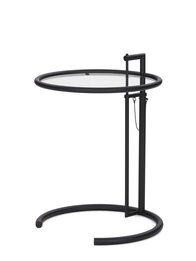 Classicon Adjustable Table E 1027 Black Version Von Eileen Gray