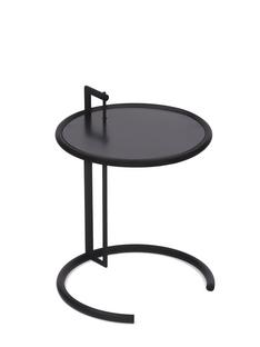 Adjustable Table E 1027 Black Version Metallplatte schwarz