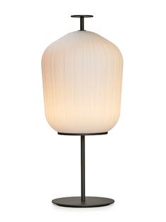 Plissée Floor Lamp Schwarz