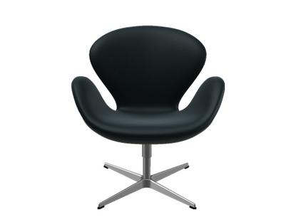 Swan Chair Sonderhöhe 48 cm|Leder Essential|Black