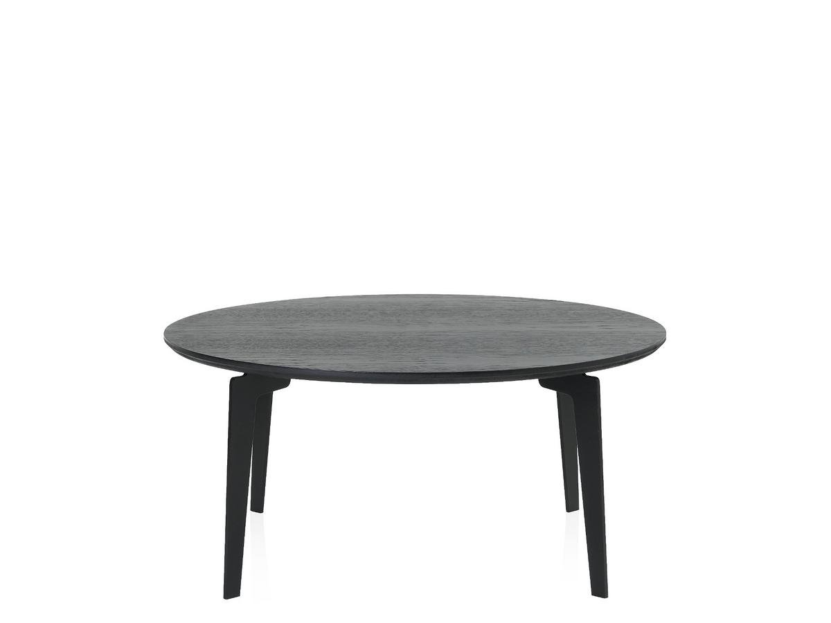 Fritz hansen join couchtisch, fh41 rund 80 cm, eiche schwarz ... Couchtisch schwarz