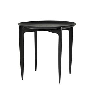 Objects Tray Table Schwarz, Ø 45 cm