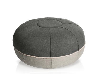 Objects Pouf Stoff Remix Slate, Ø 50 cm