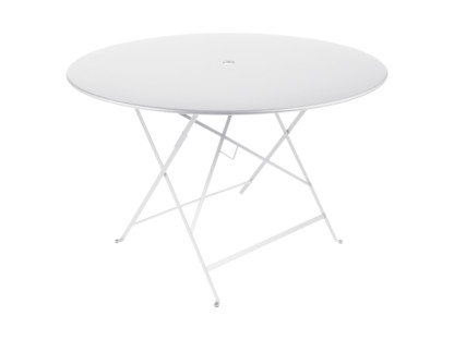 Bistro Klapptisch rund H 74 x Ø 117 cm|Baumwollweiß