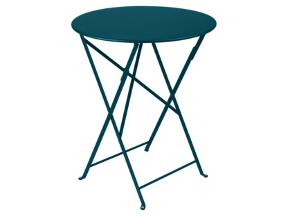 Bistro Klapptisch rund H 74 x Ø 60 cm|Acapulcoblau