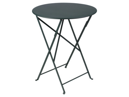 Bistro Klapptisch rund H 74 x Ø 60 cm|Zederngrün