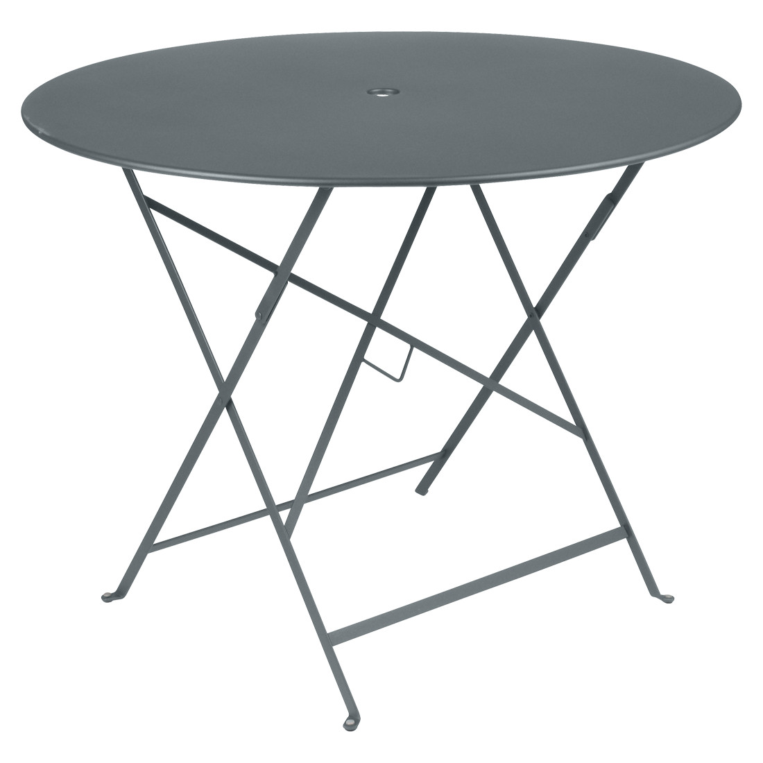 Fermob Bistro Klapptisch Rund H 74 X O 96 Cm Gewittergrau Von Studio Fermob Designermobel Von Smow De