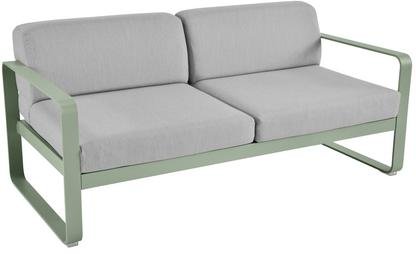 Bellevie 2-Sitzer-Sofa Flanellgrau|Kaktus