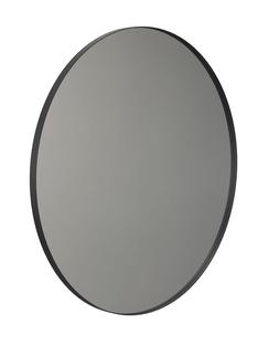 Unu Spiegel rund ø 100 cm|Schwarz matt