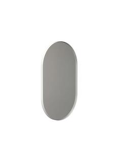 Unu Spiegel oval H 100 x B 60 cm|Weiß matt