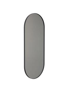 Unu Spiegel oval H 140 x B 60 cm|Schwarz matt