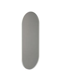 Unu Spiegel oval H 140 x B 60 cm|Weiß matt