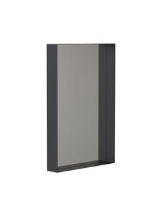 Unu Spiegel rechteckig H 60 x B 40 cm|Schwarz matt
