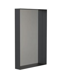 Unu Spiegel rechteckig H 90 x B 60 cm|Schwarz matt