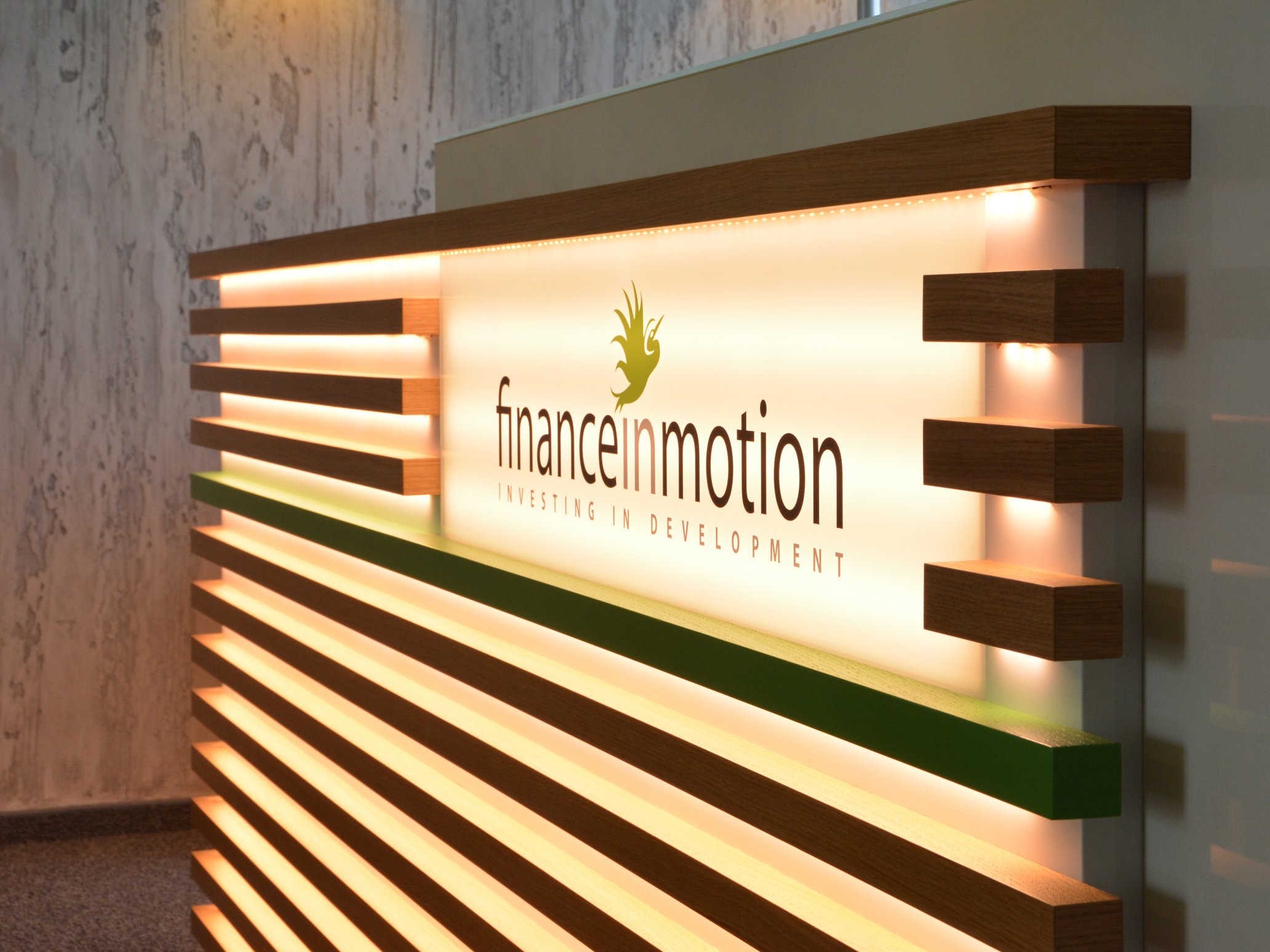 Lichtinstallation Finance in Motion, Frankfurt