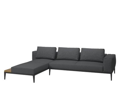 Grid Lounge Sofa Armlehne rechts|Anthrazit|Mit Schutzhülle