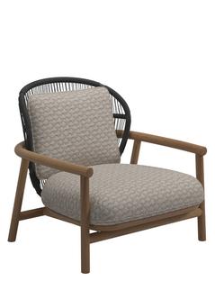 Fern Lowback Lounge Chair Raven|Wave Buff