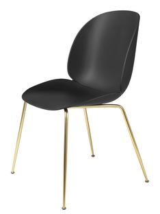 Beetle Dining Chair Schwarz|Messing