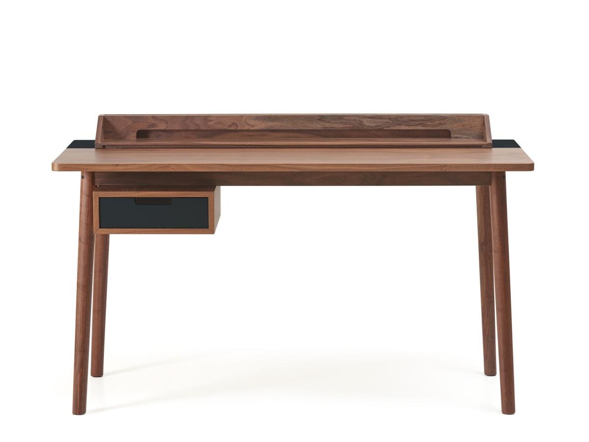schreibtisch designermobel, hartô schreibtisch honoré, walnuss/schiefergrau von pierre-françois, Design ideen