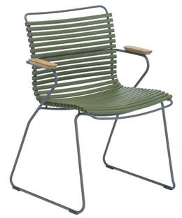 Click Stuhl Mit Armlehnen|Olive green