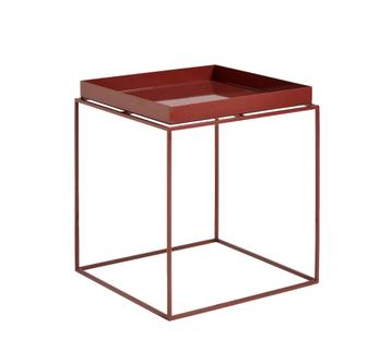 Tray Tables H 40 x B 40 x T 40 cm|Chocolate - High gloss