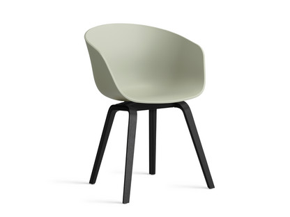 About A Chair AAC 22 Pastel green 2.0|Eiche schwarz lackiert